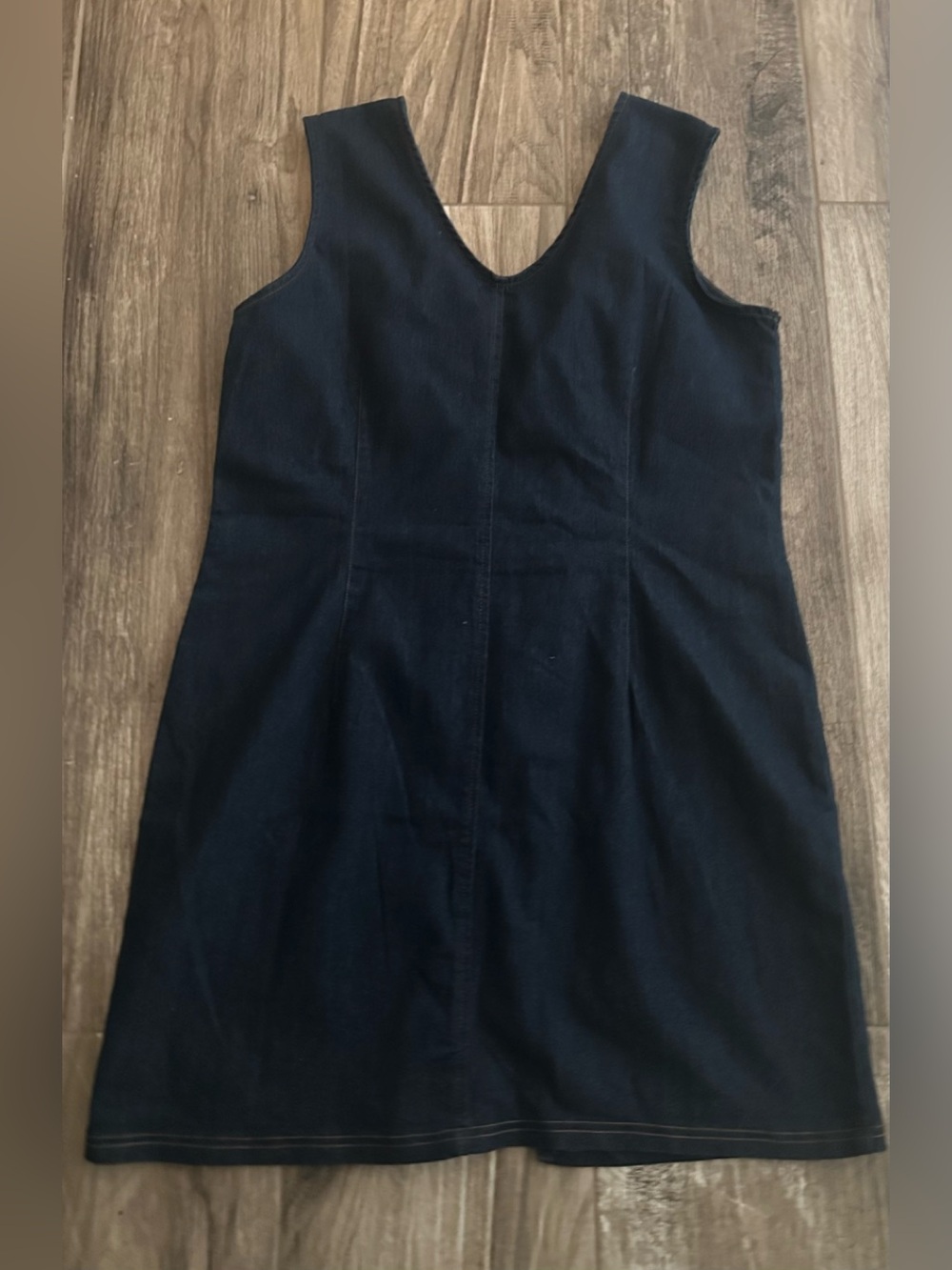 Chesley Denim Dress in Deep Blue - Picture 2 of 4